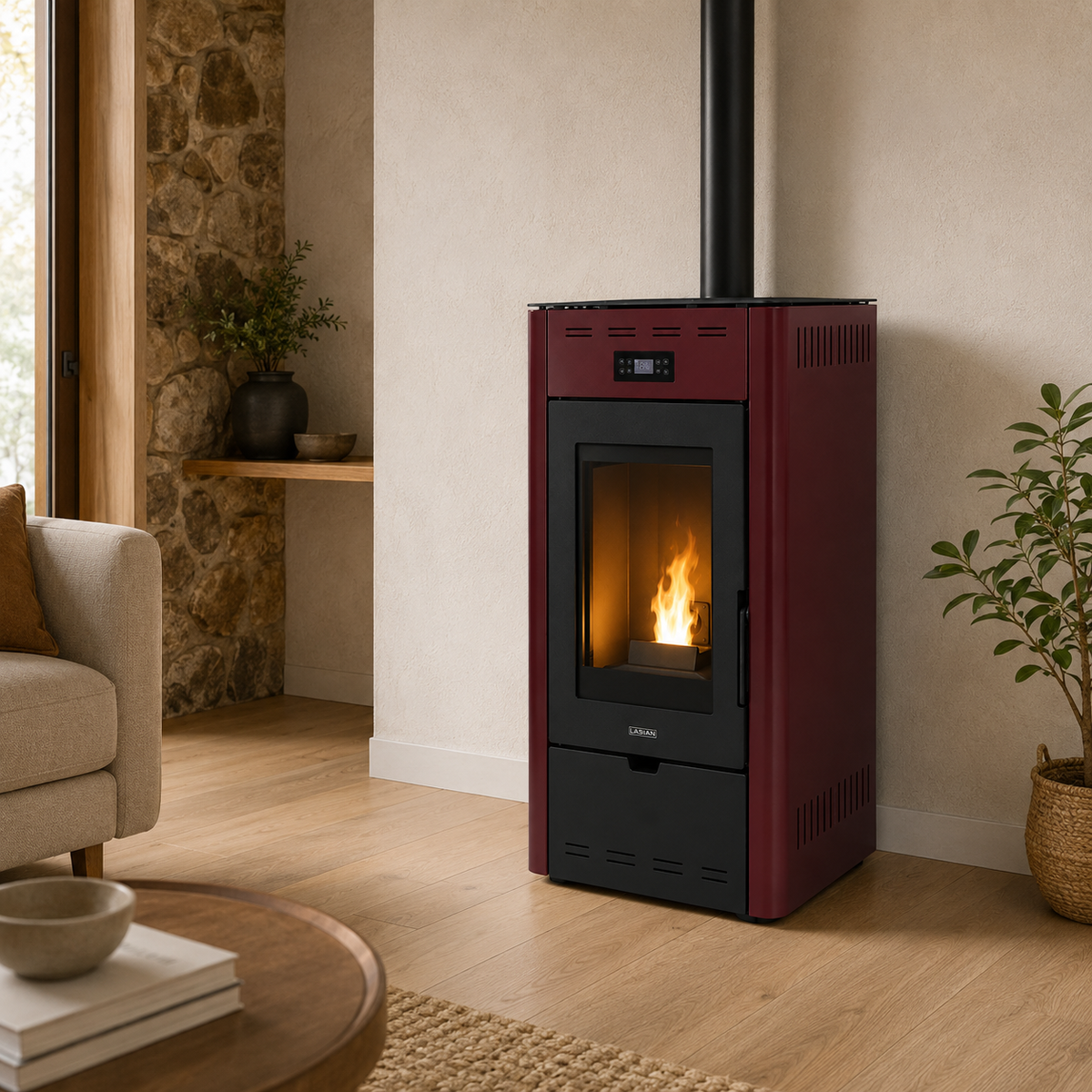 Estufa de pellets LASIAN AUDAX 6 kW