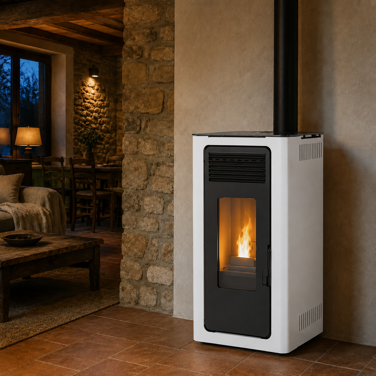 Estufa de pellets LASIAN AUDAX 6 kW