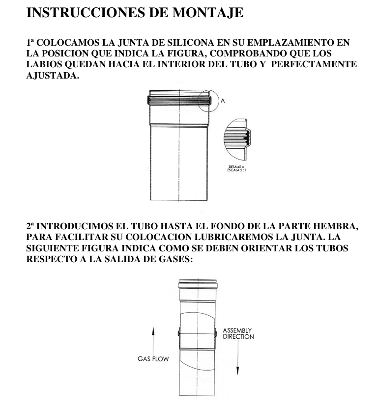 Te chimenea simple pared 90° Pellet acero vitrificado Ø80mm