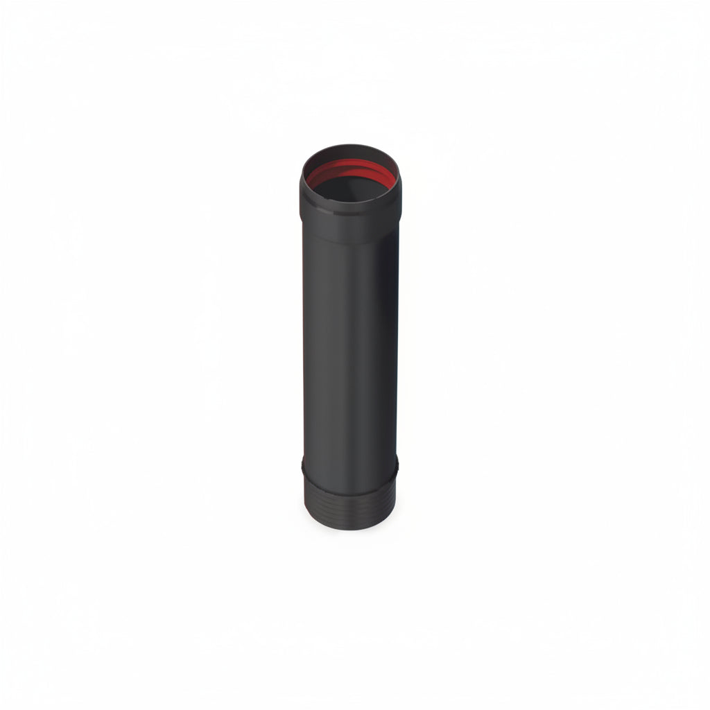 Tramo chimenea simple pared Pellet 1000mm Ø80mm acero vitrificado