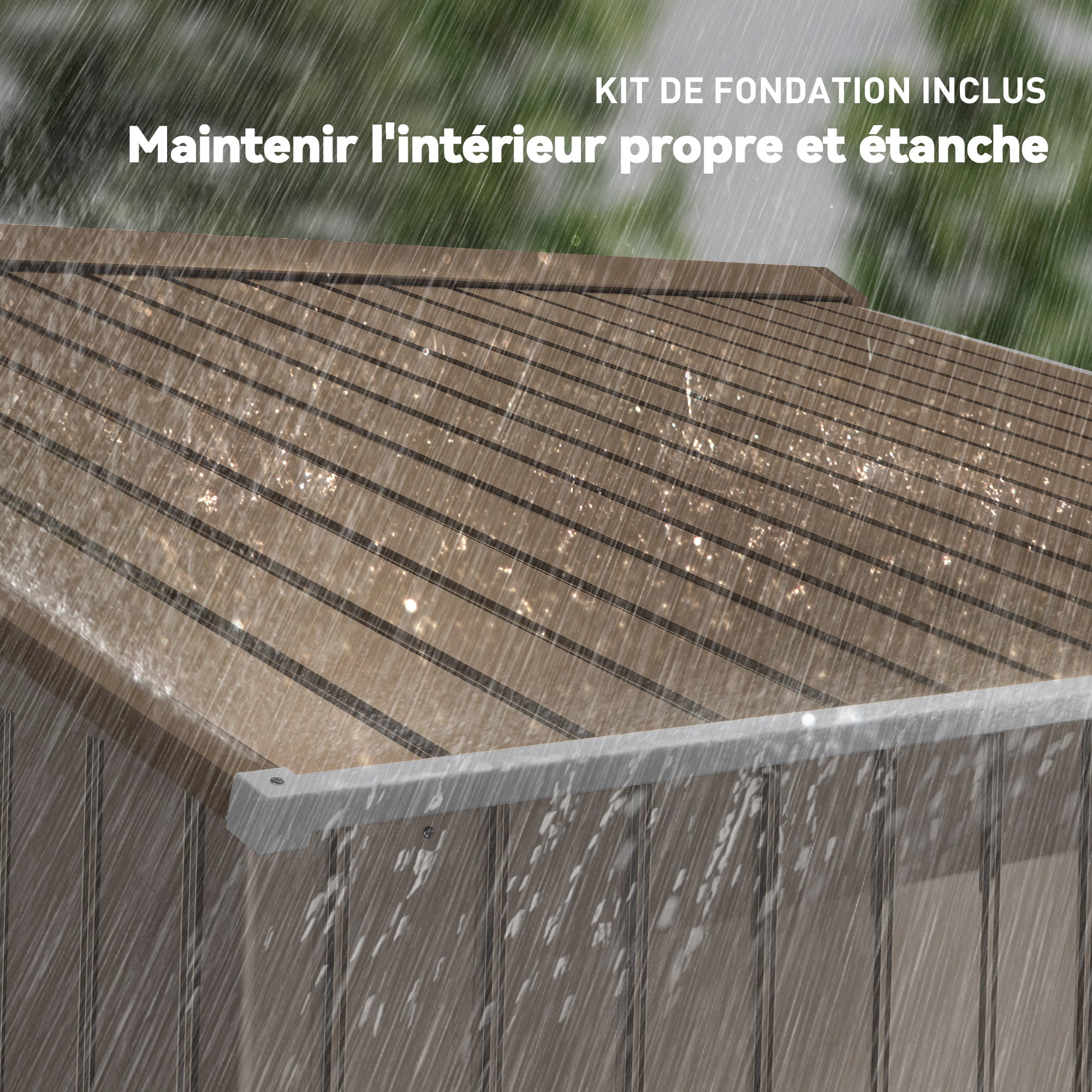 Abri de Jardin 4,9 m² cabane de jardin armoire de jardin Porte coulissante ventilations tôle Acier Jaune